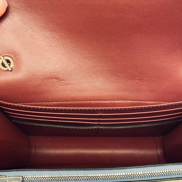 Limited edition - Mulberry small Darley crossbody Light Blue Silver Chain - Picture 7 of 10